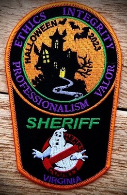Henry County VA Sheriff's Office 2023 Halloween Ltd. Schulteraufnäher 5,5'' NEU
