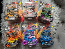 Monster Jam Dirt Bike COMPLETE Set Series 1 and Series 2 GRAVE DIGGER JCB THUND