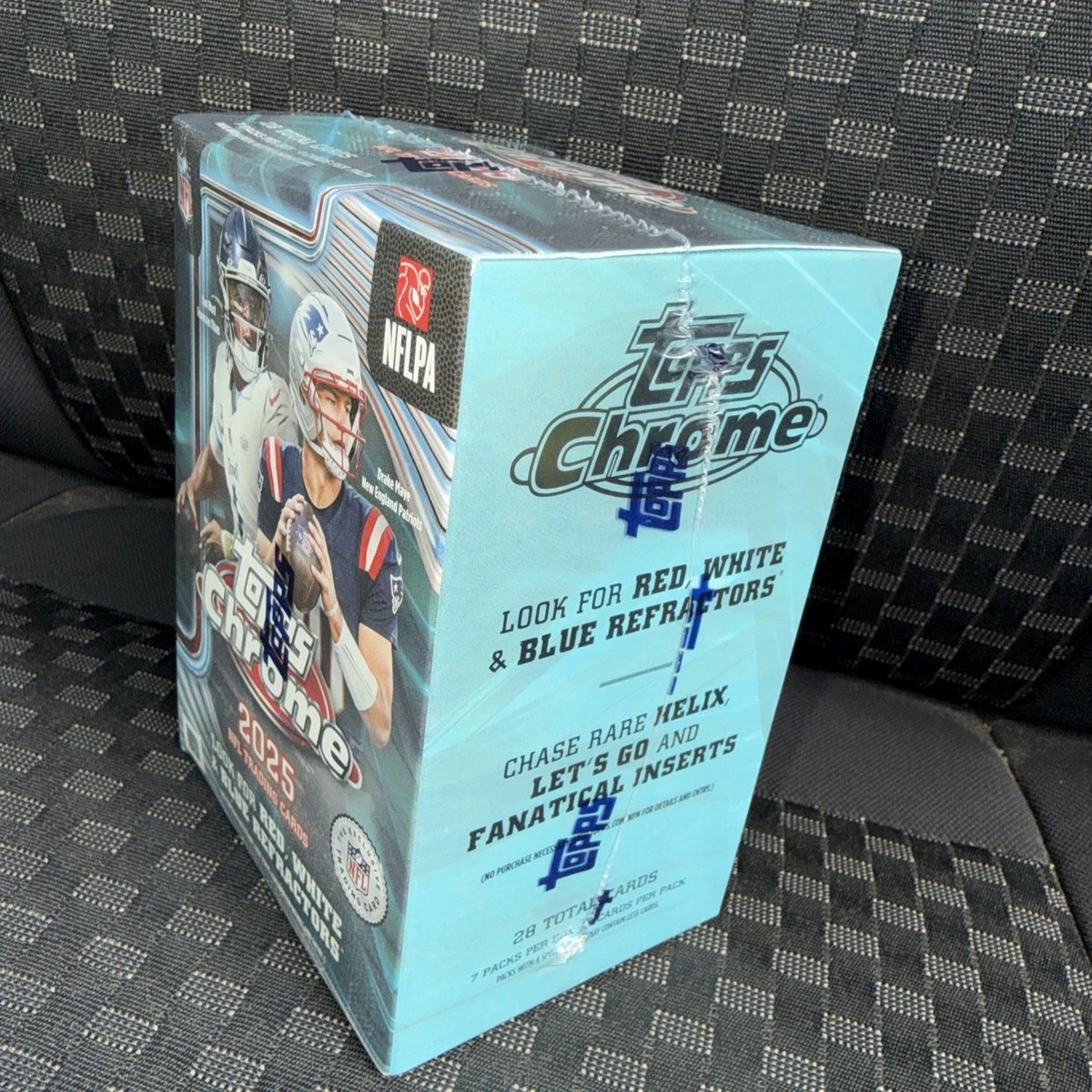 NEW - 2025 Topps Chrome NFL Football Value / Blaster Box Sealed IN 