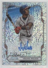 2019 Bowman Sterling Prospect Speckle Refractor 5/99 Isranel Wilson Auto 0c6