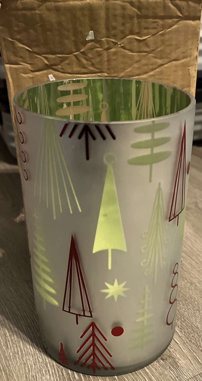 Glass J/h Winter Wonderment 1567024 22oz Christmas Trees