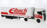 Bburago BBU18-31468WHITE - 1/43 - Scania S730 Highline, Weiss/Rot, Eibach - Neu