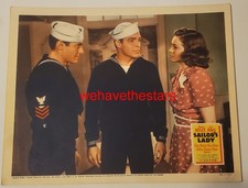 SAILOR'S LADY  (1940)  Lobby Card 11x14 Buster Crabbe Jon Hall ORIGINAL