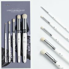 ARTIFY Drybrush Set of 5 Sizes (White)