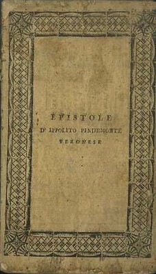 Briefe in Versen d'Ippolito Pindemonte Veronese.