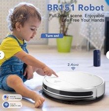 MAMNV BR151 Robot Vacuum and Mop Combo, APP Remote,White 6
