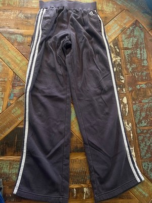 Womens Adidas Athletic Gym Plum Colored Sweatpants Size Medium