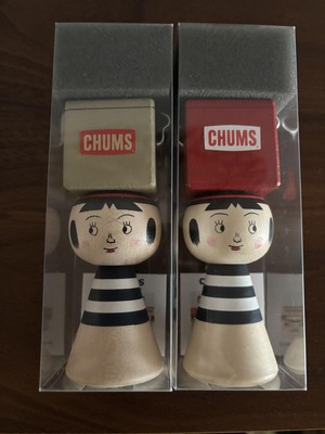 CHUMS COOKIES Kokeshi 2 piece set Traditional Craftsmanship & Unique Design