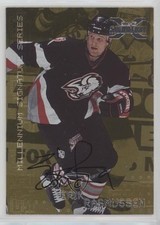 2002-03 ITG Be A Player Signature Series Gold Erik Rasmussen #31 Auto 4ry