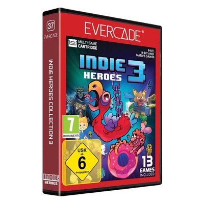Blaze Evercade Catridge 37 Indie Heroes Collection 3 Retro 13 Spiele NEU&OVP