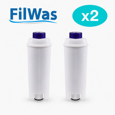 2x FilWas Wasserfilter passend für DeLonghi ECAM23 ECAM24 ECAM25