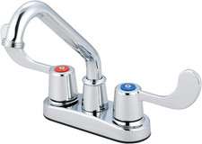 Two Handle Utility Laundry Faucet, Chrome Finish, B-8190