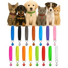 15 Pcs Puppy Whelping Collars, Puppy ID Bands for Newborn Pet Soft Adjustable...