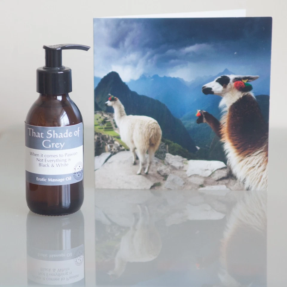 EMOLLY Lovers Gift - Personalised Sexy Massage Body Oil - That Shade of Grey