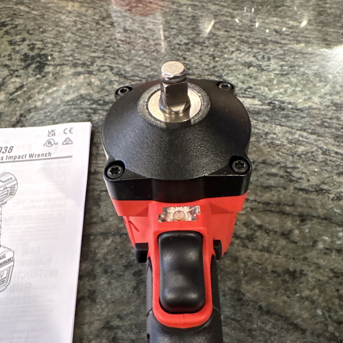 SNAP-ON CT9038 3/8'' MonsterLithium Stubby Impact Wrench 5ah
