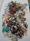 4 8oz Pounds Jewelry Costume Vintage Mix necklaces bracelets pins rings lbs