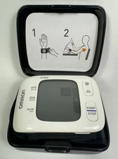 Omron BP4350 Gold Wrist Cuff Digital Blood Pressure Monitor with Case