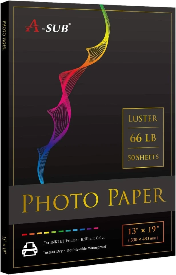 Superior Quality 13x19 Inch Luster Photo Paper - 50 Sheets for Lasting Prints - Image 3 of 4