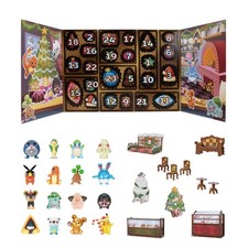 Jazwares Pokemon Holiday Calendar 2025 - Features 16 2-Inch Battle Figures