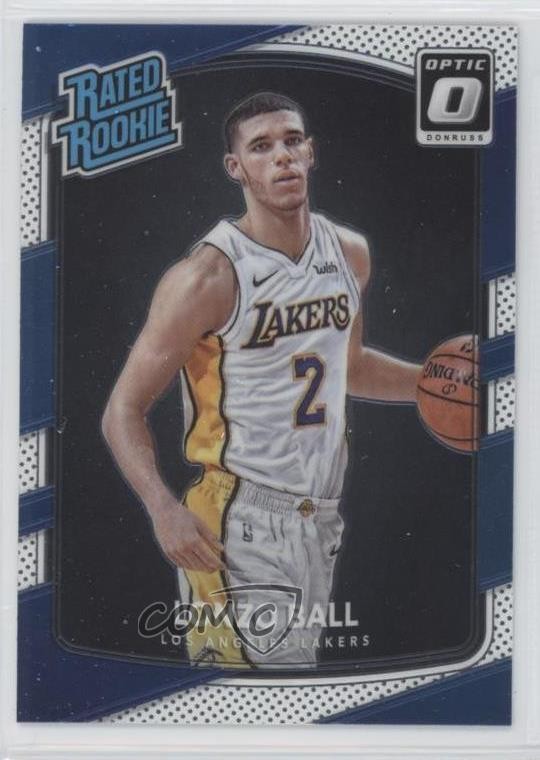 2017-18 Panini Donruss Optic Rated Rookie Lonzo Ball #199 12g7
