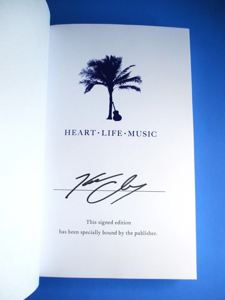 SIGNED KENNY CHESNEY HEART LIFE MUSIC FIRST EDITION 1ST HC BOOK AUTOGRAPHED Foto 3 de 4