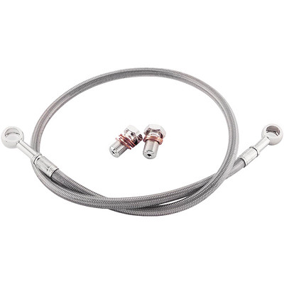 HONDA 1983 GOLDWING 1100 GBRAKES BRAIDED STAINLESS STEEL REAR BRAKE LINE KIT