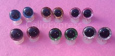 3D EYES with PLASTIC BACKS Teddy Bear Soft Toy Doll Animal - Glitter Eyes