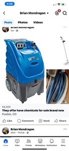 Carpet cleaning machine