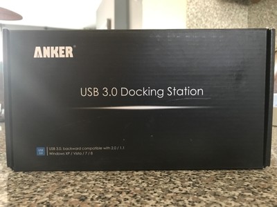 Anker Dual Display Universal Docking Station With Dvi/Hdmi (Up To 2048 X 1152), Audio, Gigabit Ethernet, 6 Usb Ports (2 Usb 3.0 + 4 Usb 2.0), 38W Adapter, Supports Surface Pro / 2 / 3 And More (848061079166)