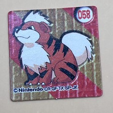 Growlithe Pokemon Mini Card Collection No.058 Pocket Monsters Retro Japan Y-11