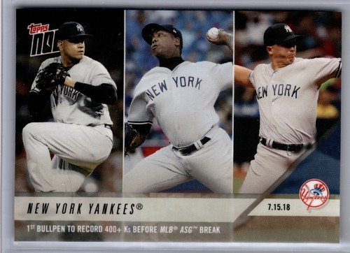 2018 Topps Now 463 NEW YORK YANKEES®