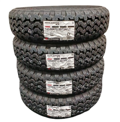 alleinganger145／80R12 YOKOHAMA Y828 Geolander KT 145/80R12 Tires 6piece Snow Mud