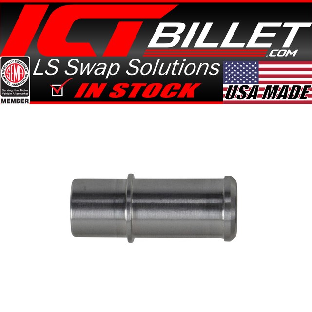 ICT Billet LS Small 5/8" Water Pump Heater Hose Press in Fitting Ls1
