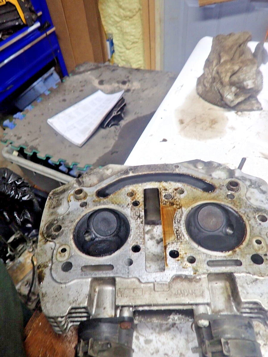 1976 Kawasaki KZ400 KZ400 Cylinder Head and Valves | eBay