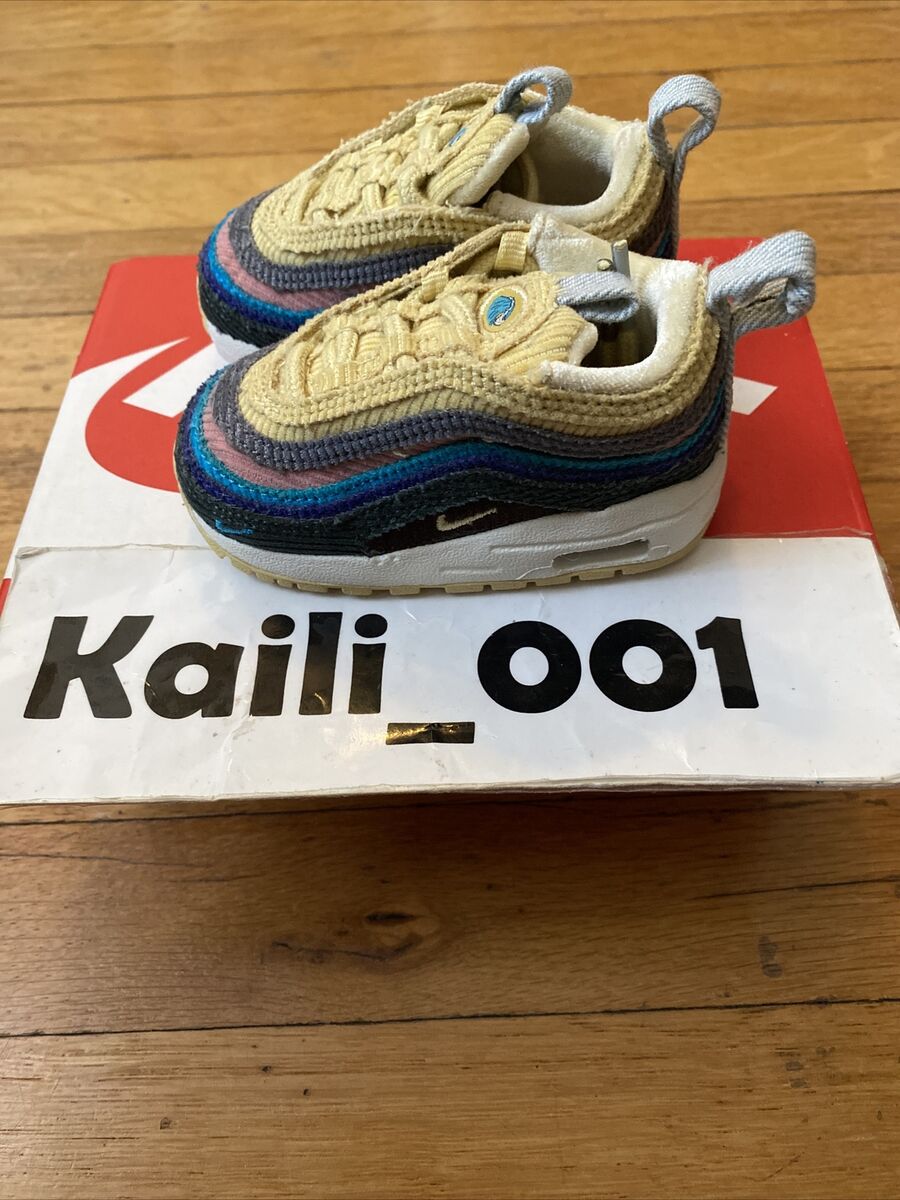 Nike Air Max 1/97 VF SW (TD) Size 3c Sean Wotherspoon BQ1670 Nike Air Max 1/97 VF SW (TD) Size 3c Sean Wotherspoon BQ1670