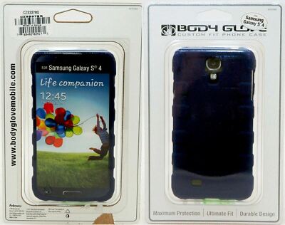 NEW Body Glove Samsung Galaxy S4 Blue Case Smart Cell Phone Cover suit tough