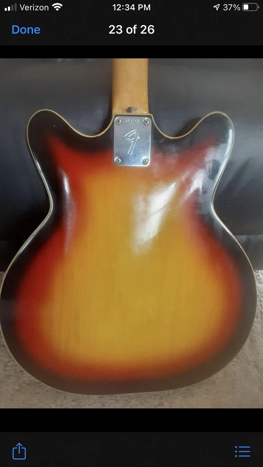 1967 Fender cornado I Bass - Image 3 of 4