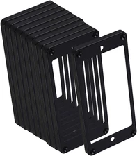 10pcs Guitar Black Humbucker Pickup Rings Fit KramerDeanJacksonFenderPeavey