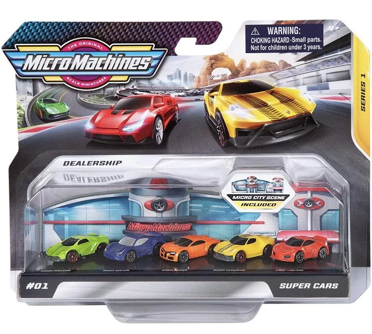 Micro Machines Dealership 5-pack Super Cars Series 1 #1