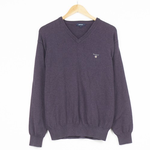 GANT Jumper Sweater Cotton V-Neck Mens 