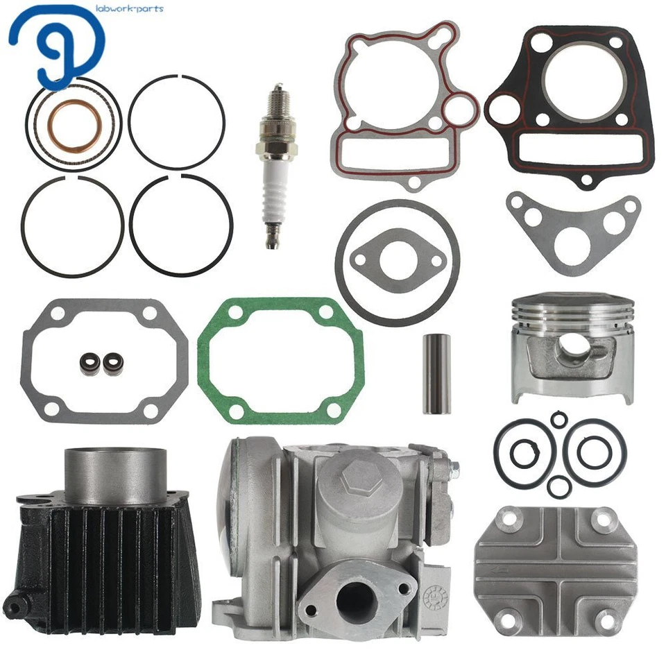 Top End Kit for Honda ATC70 CRF70 CT70 C70 TRX70 XR70 S65 70cc Cylinder Piston - Image 3 of 4
