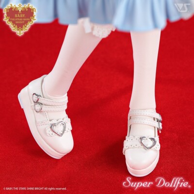 Volks Super Dollfie BABY THE STARS SHINE BRIGHT Heart Bag & Shoes