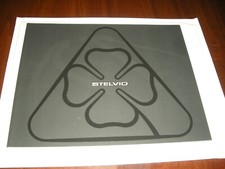 ALFA ROMEO RARITY BROCHURE "STELVIO QUADRIFOGLIO VERDE BIG BROCHURE NEW 48 PAG