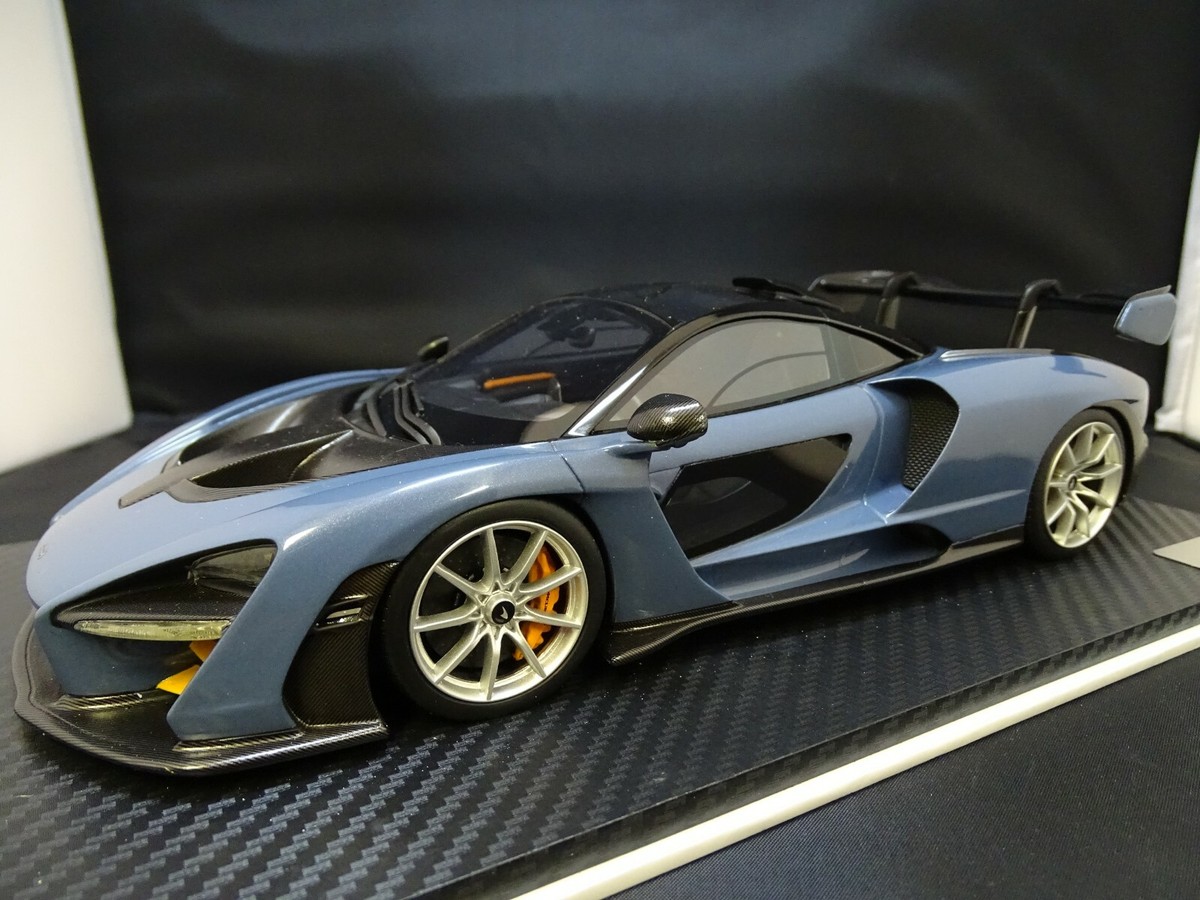 1.18 McLaren Senna Victory Grey Resin Model Car | eBay UK