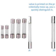 US Assorted Glass Fuses 5x20mm 6x30mm Box Fuse Quick Blow Fast Acting Tube Kit