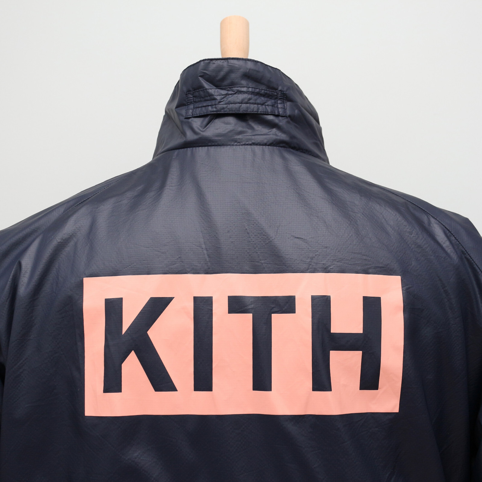 Zip Navy Windbreaker Light Jacket Size 