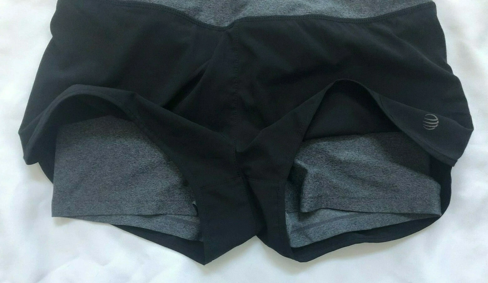 mpg stretch two layer athletic running gym shorts