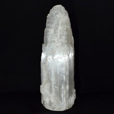 8lb Single Tower Selenite Lamp Satin Spar Decor Mineral Cord  LED Bulb Morocco