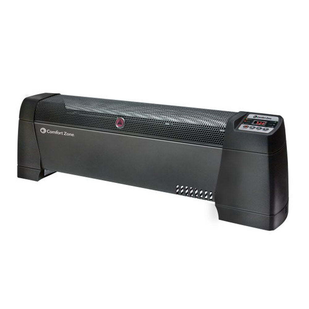 Comfort Zone 1500 Watt Baseboard Convection Space Heater with Digital  Thermostat 75877125521 | eBay