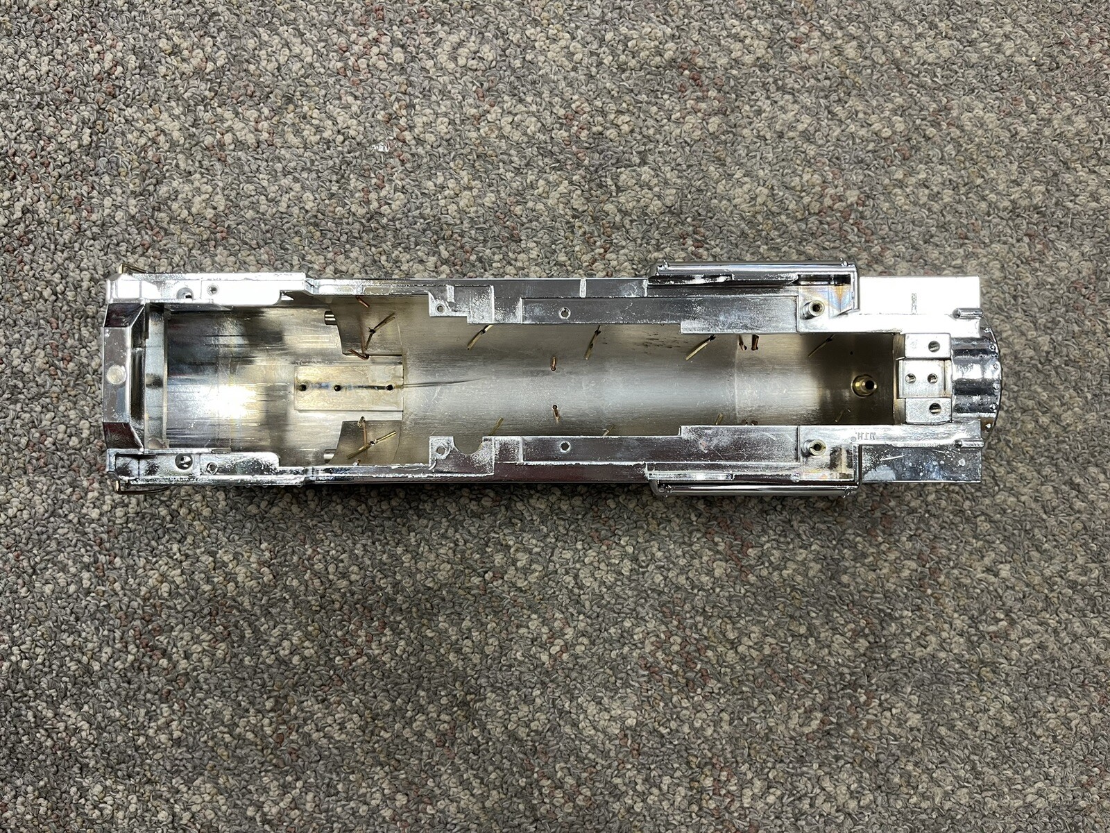 + MTH Ives 1134 Standard Gauge Tinplate 442 Chrome Steam Engine Shell